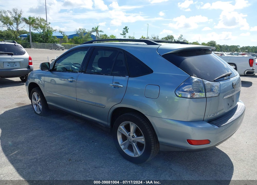 2008 LEXUS RX 400H VIN: JTJGW31U182007858