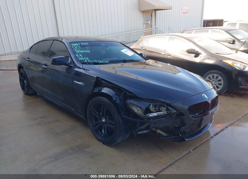 2015 BMW 640I GRAN COUPE XDRIVE VIN: WBA6B8C59FD453302