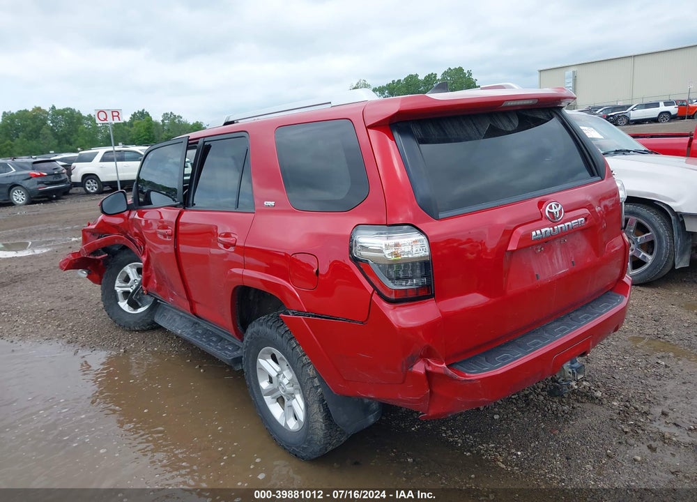 2018 TOYOTA 4RUNNER SR5 VIN: JTEBU5JR7J5540534