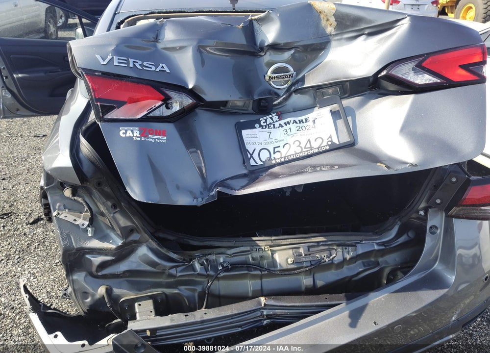 2020 NISSAN VERSA S XTRONIC CVT VIN: 3N1CN8DV9LL910016