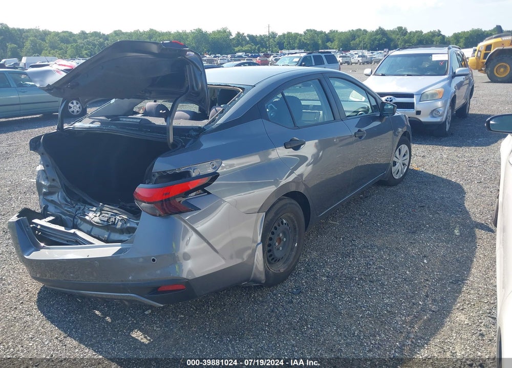 2020 NISSAN VERSA S XTRONIC CVT VIN: 3N1CN8DV9LL910016