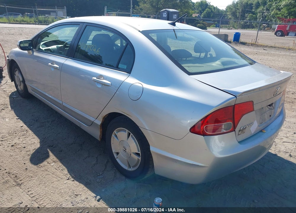 2006 HONDA CIVIC HYBRID VIN: JHMFA36256S022265