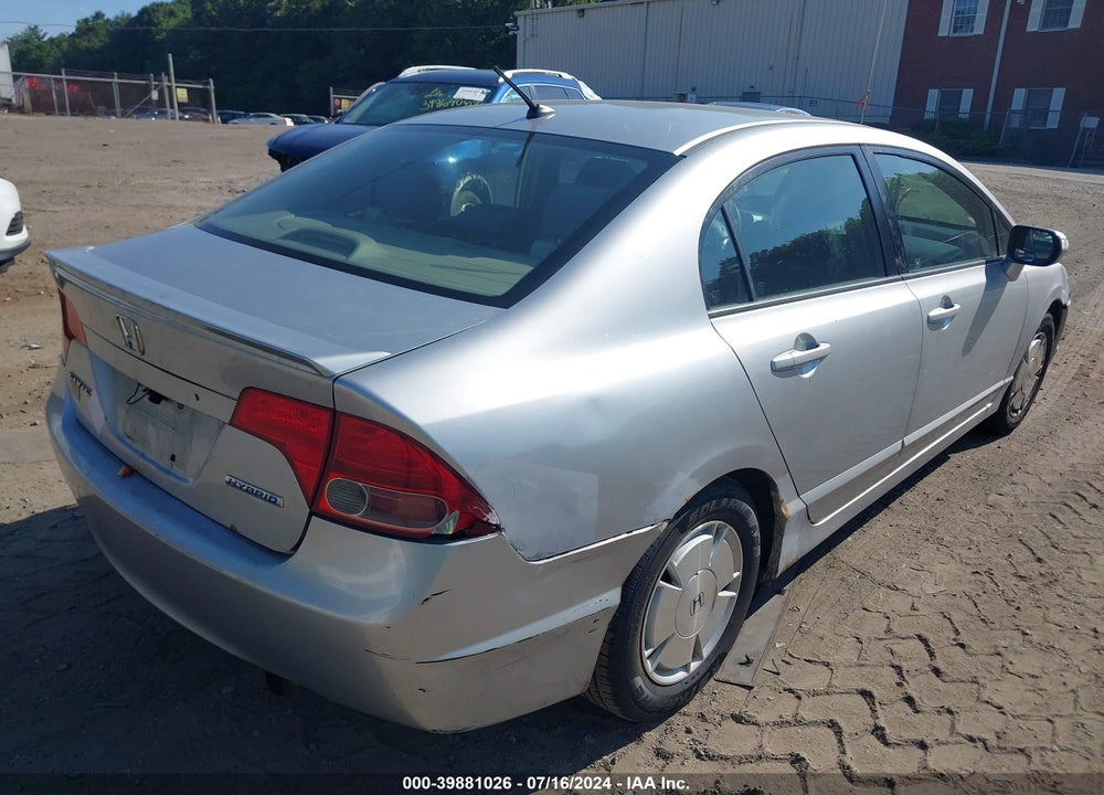 2006 HONDA CIVIC HYBRID VIN: JHMFA36256S022265