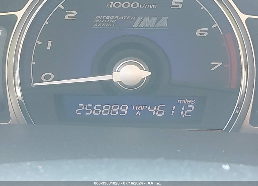 2006 HONDA CIVIC HYBRID VIN: JHMFA36256S022265