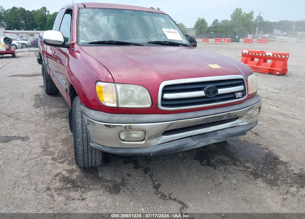2000 TOYOTA TUNDRA SR5 V8 VIN: 5TBRT3417YS069322