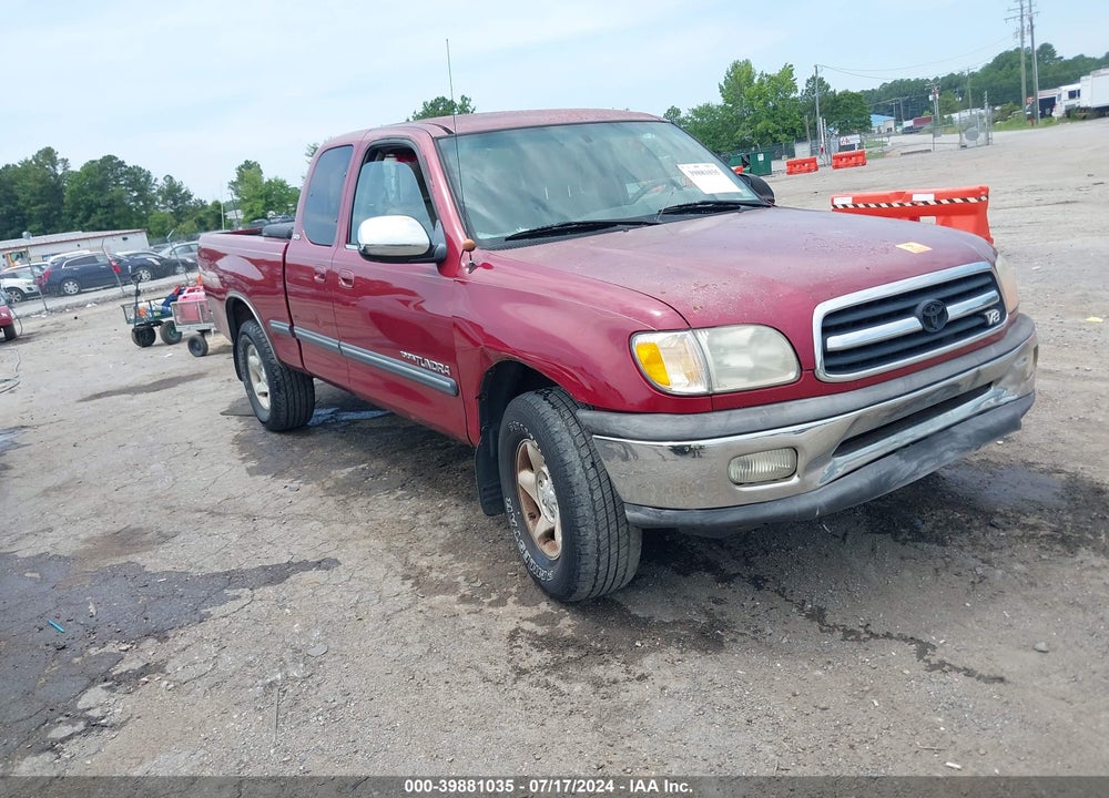 2000 TOYOTA TUNDRA SR5 V8 VIN: 5TBRT3417YS069322