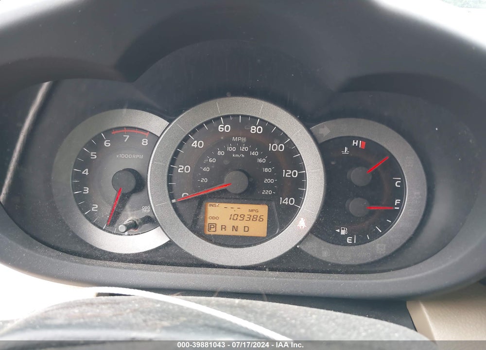 2009 TOYOTA RAV4 VIN: JTMBF33V395008805