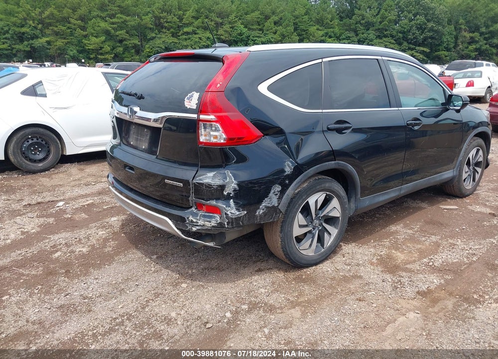 2016 HONDA CR-V TOURING VIN: 5J6RM3H94GL004460