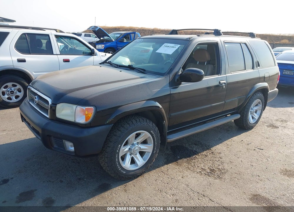 2002 NISSAN PATHFINDER LE VIN: JN8DR09Y22W744137