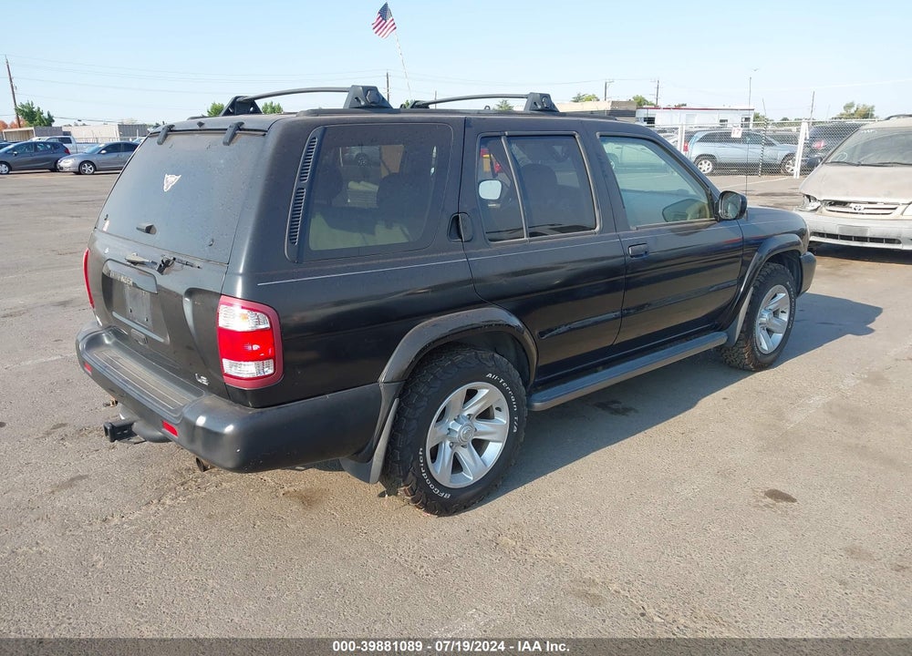 2002 NISSAN PATHFINDER LE VIN: JN8DR09Y22W744137
