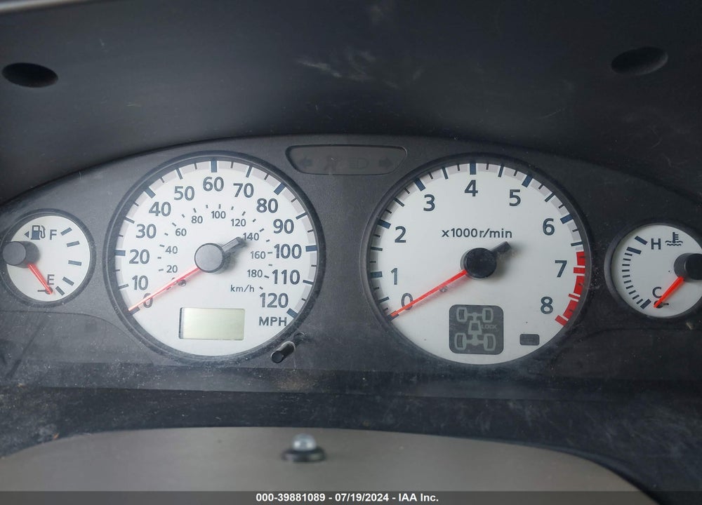 2002 NISSAN PATHFINDER LE VIN: JN8DR09Y22W744137