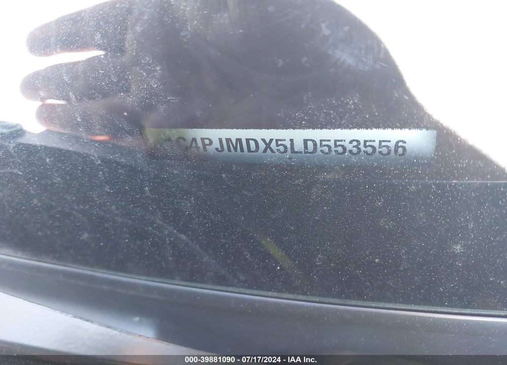 2020 JEEP CHEROKEE LIMITED 4X4 VIN: 1C4PJMDX5LD553556