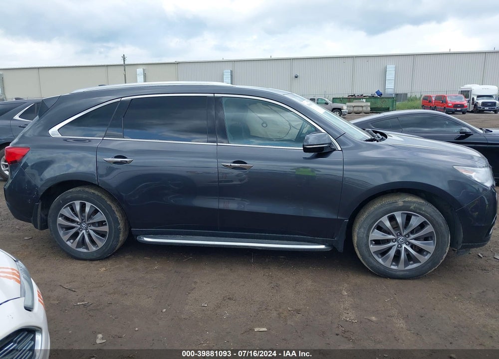 2014 ACURA MDX TECHNOLOGY PACKAGE VIN: 5FRYD4H40EB503539