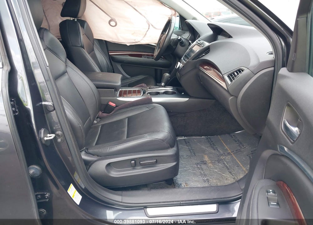 2014 ACURA MDX TECHNOLOGY PACKAGE VIN: 5FRYD4H40EB503539