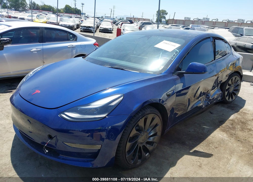 2023 TESLA MODEL 3 PERFORMANCE DUAL MOTOR ALL-WHEEL DRIVE VIN: 5YJ3E1EC7PF509747