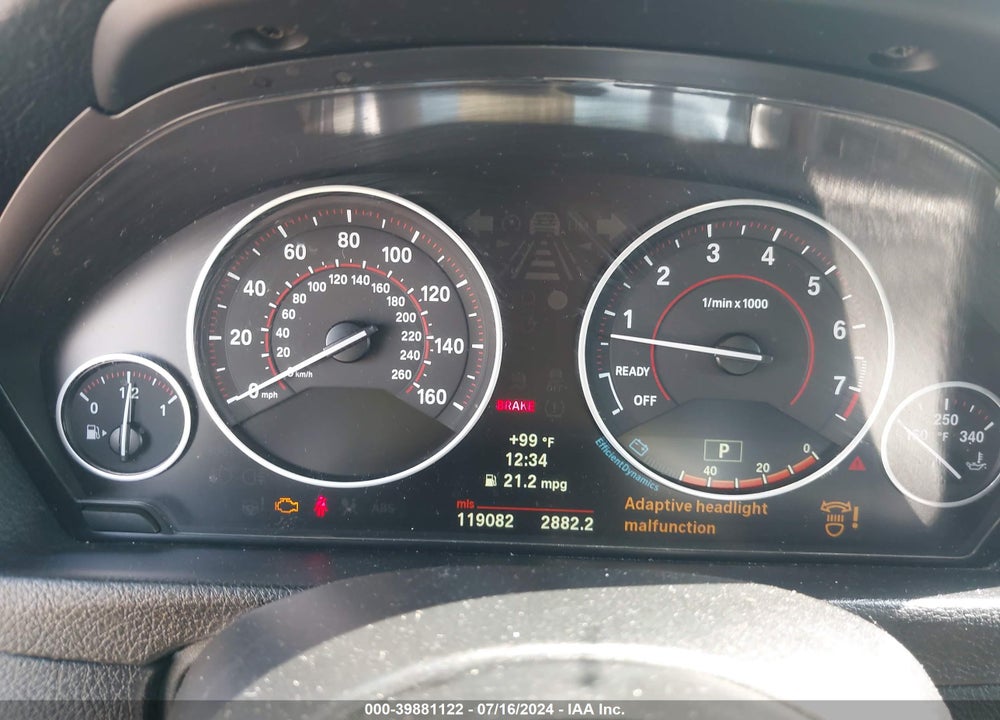 2013 BMW 335I VIN: WBA3A9G53DNP38056