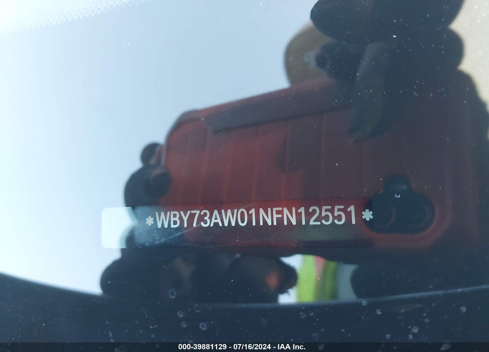 2022 BMW I4 EDRIVE40 VIN: WBY73AW01NFN12551