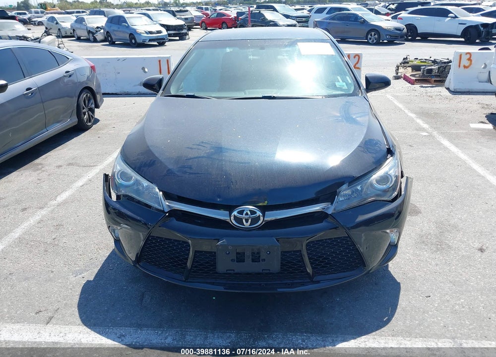 2015 TOYOTA CAMRY SE VIN: 4T1BF1FK6FU017422