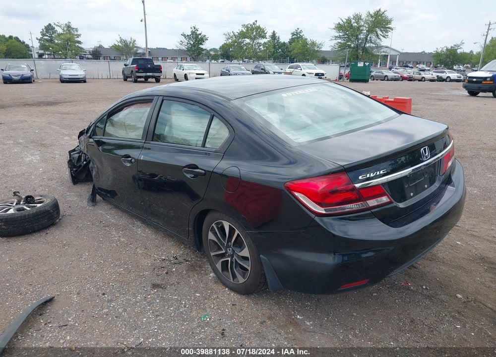2013 HONDA CIVIC EX VIN: 19XFB2F82DE255193