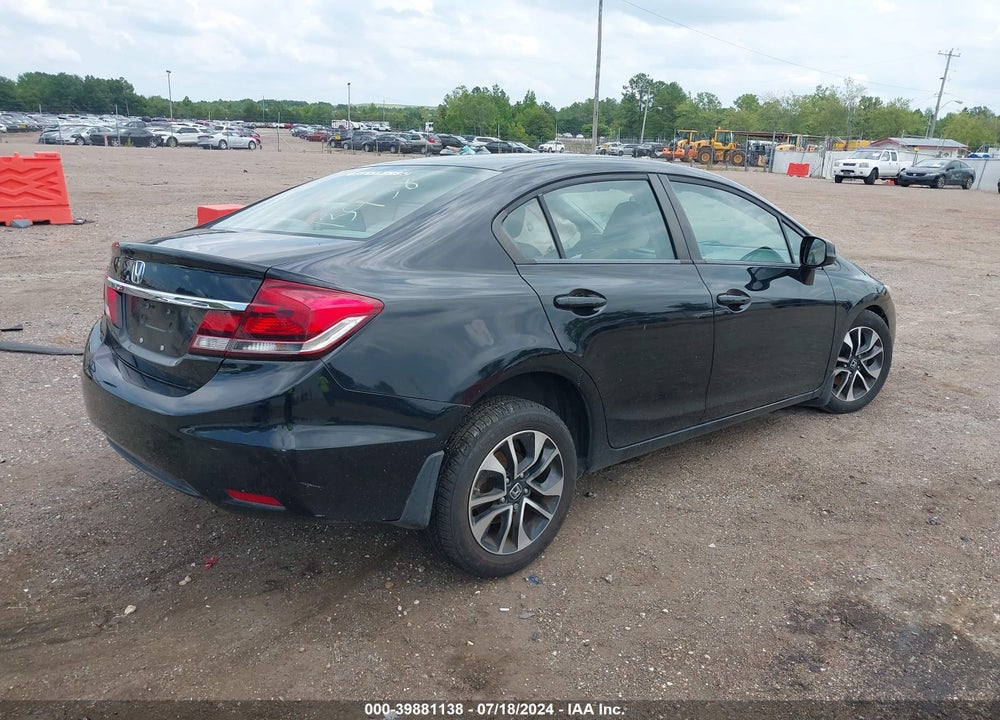 2013 HONDA CIVIC EX VIN: 19XFB2F82DE255193