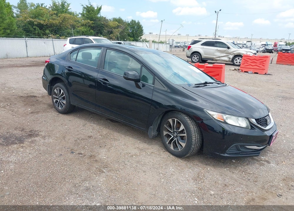 2013 HONDA CIVIC EX VIN: 19XFB2F82DE255193