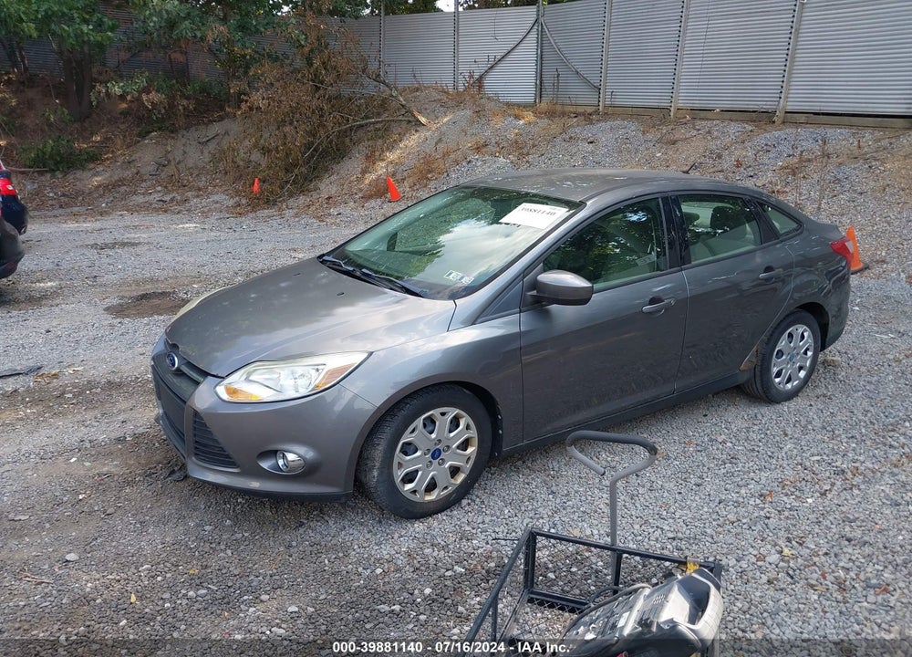 2012 FORD FOCUS SE VIN: 1FAHP3F25CL118692