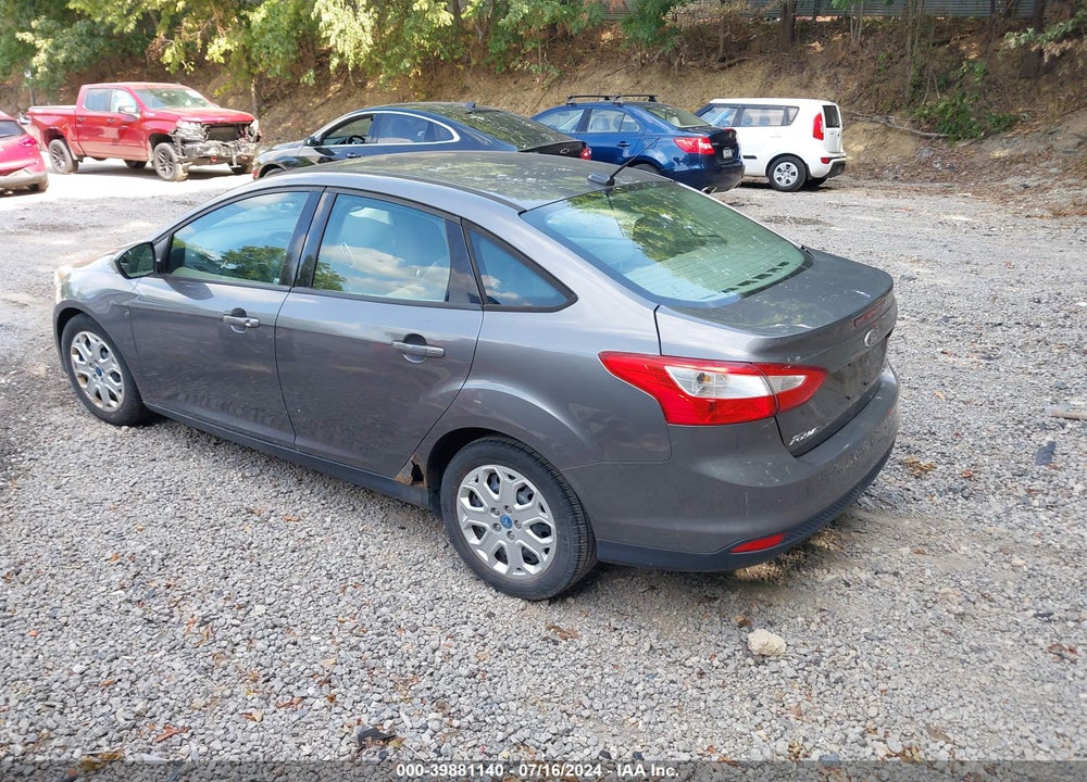 2012 FORD FOCUS SE VIN: 1FAHP3F25CL118692