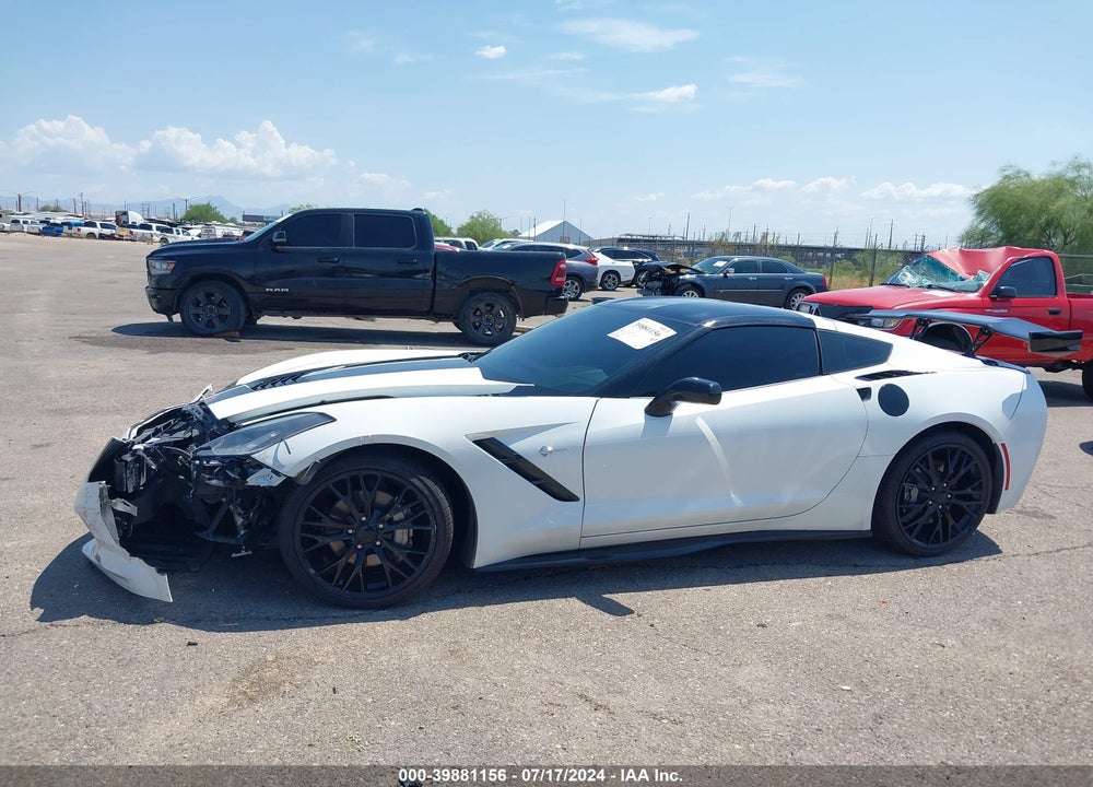2014 CHEVROLET CORVETTE STINGRAY VIN: 1G1YB2D78E5110765