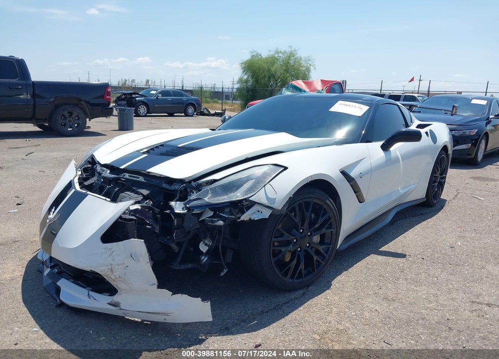 2014 CHEVROLET CORVETTE STINGRAY VIN: 1G1YB2D78E5110765