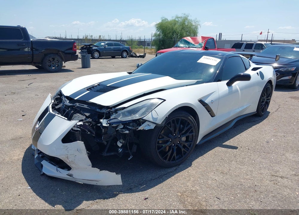 2014 CHEVROLET CORVETTE STINGRAY VIN: 1G1YB2D78E5110765