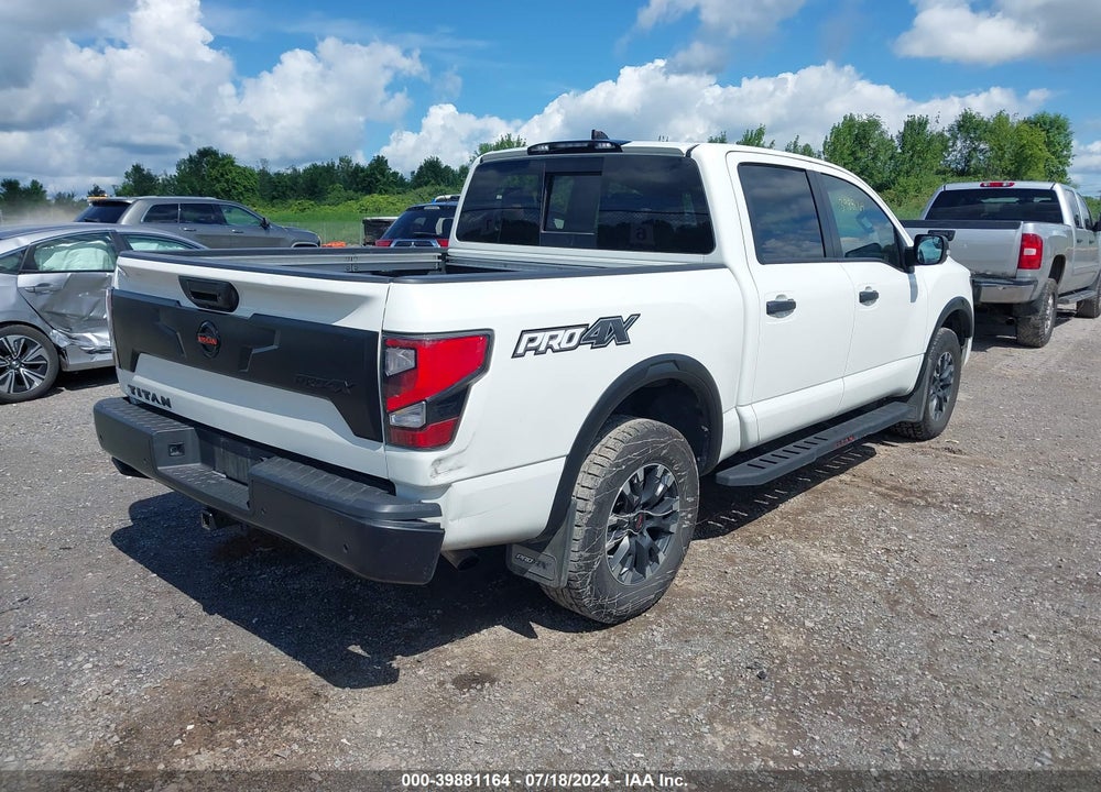 2022 NISSAN TITAN PRO-4X 4X4 VIN: 1N6AA1ED6NN103336