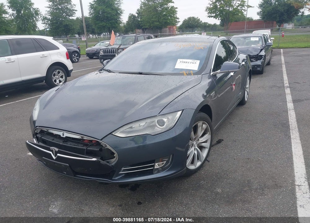 2014 TESLA MODEL S P85 VIN: 5YJSA1H12EFP61730