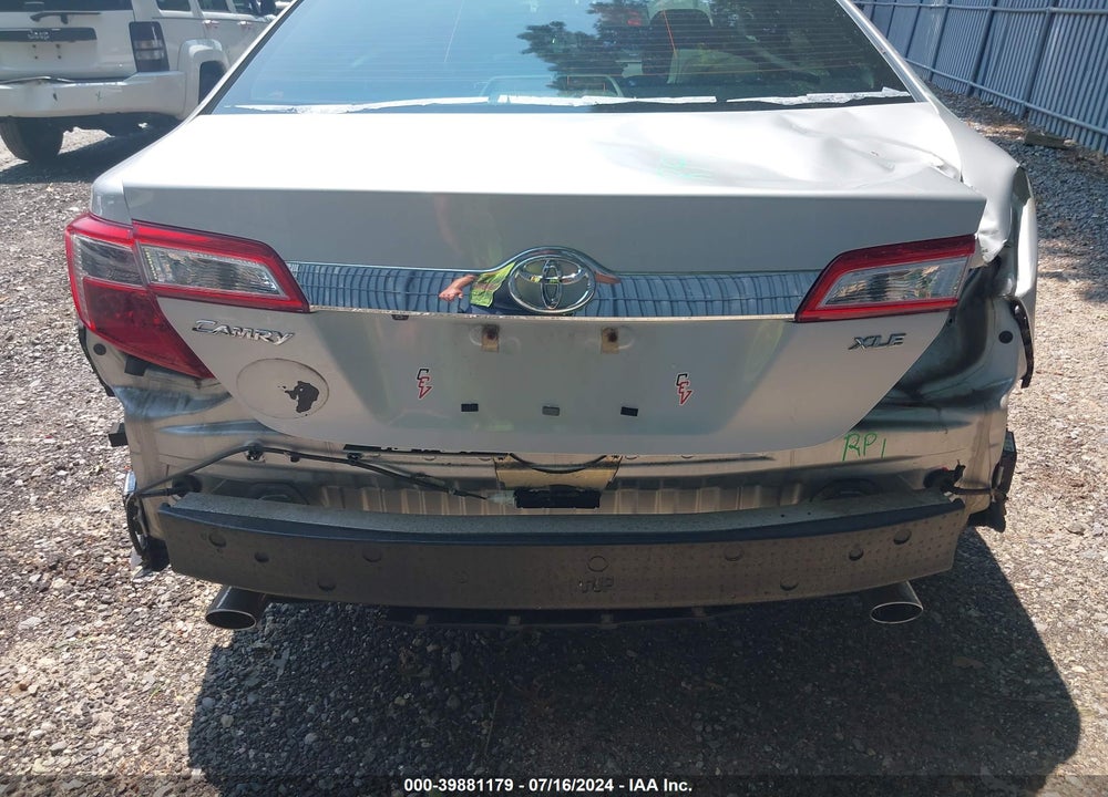 2013 TOYOTA CAMRY XLE V6 VIN: 4T1BK1FK2DU536329