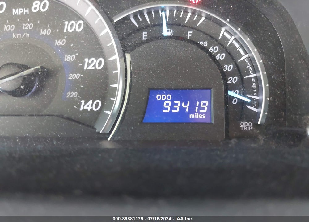 2013 TOYOTA CAMRY XLE V6 VIN: 4T1BK1FK2DU536329