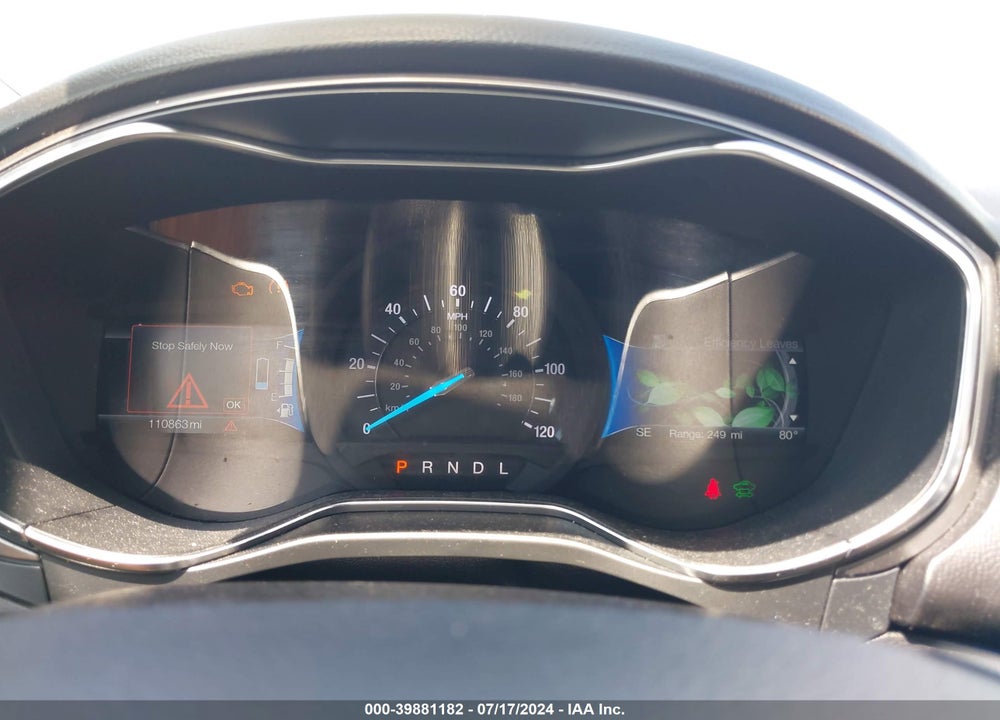2017 FORD FUSION HYBRID SE VIN: 3FA6P0LU7HR344561