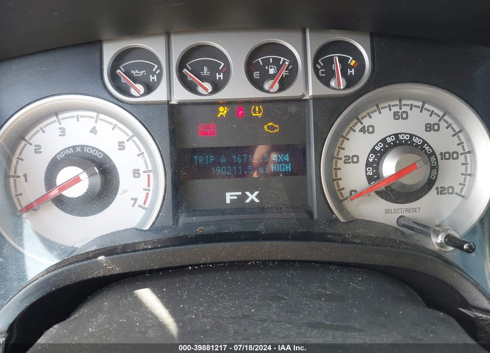 2010 HARLEY-DAVIDSON FORD F-150 FX4//KING RANCH/LARIAT/PLATINUM/XL/XLT VIN: 1FTFW1EV6AFB59381