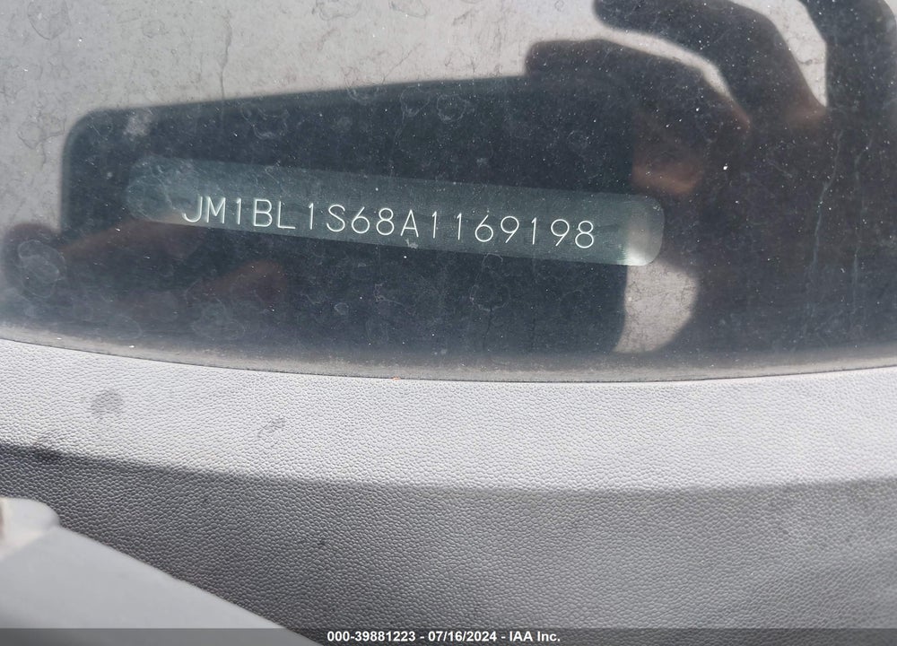 2010 MAZDA 3 S SPORT VIN: JM1BL1S68A1169198