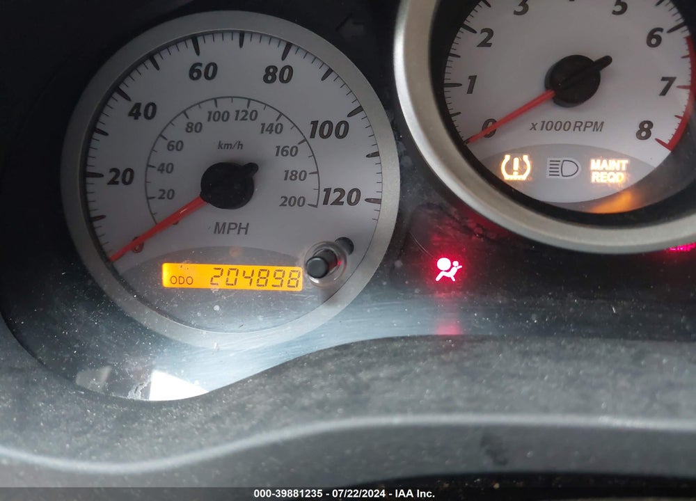 2005 TOYOTA RAV4 VIN: JTEHD20V050043996