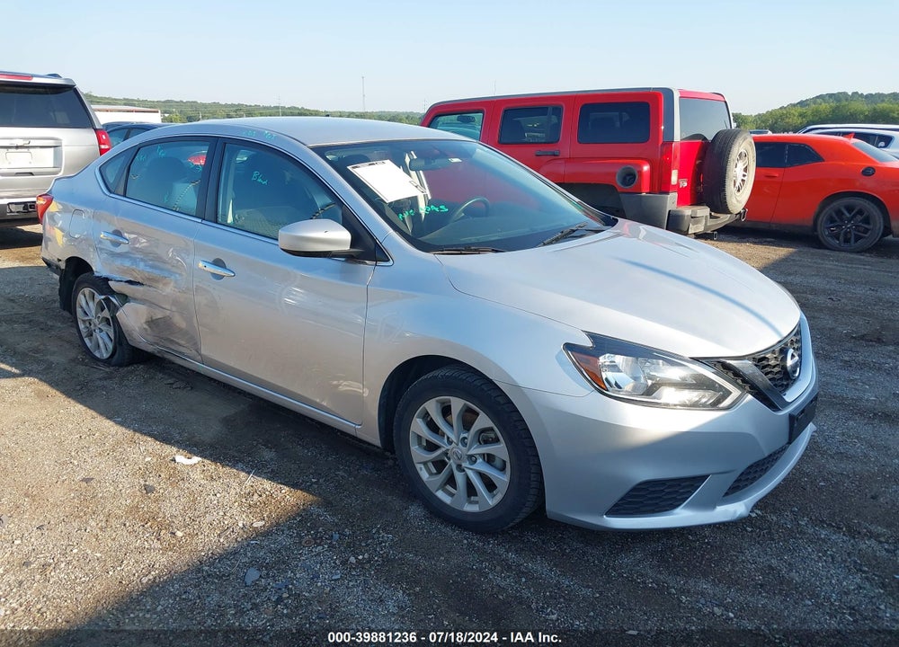 2019 NISSAN SENTRA SV VIN: 3N1AB7AP8KY314462