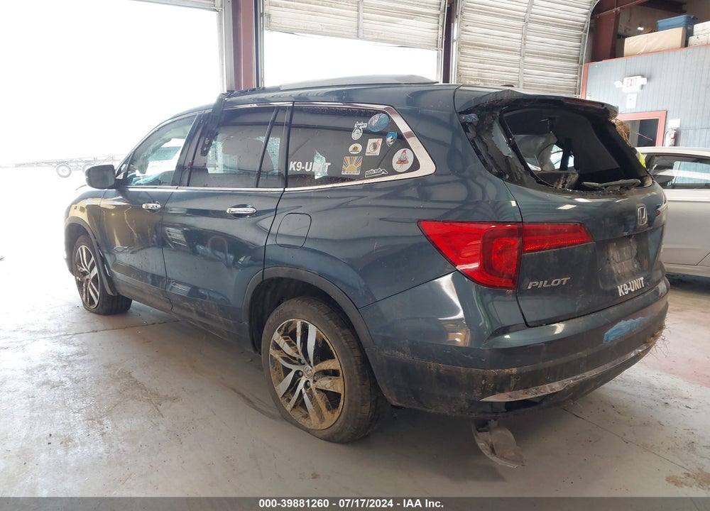 2017 HONDA PILOT ELITE VIN: 5FNYF6H06HB062010