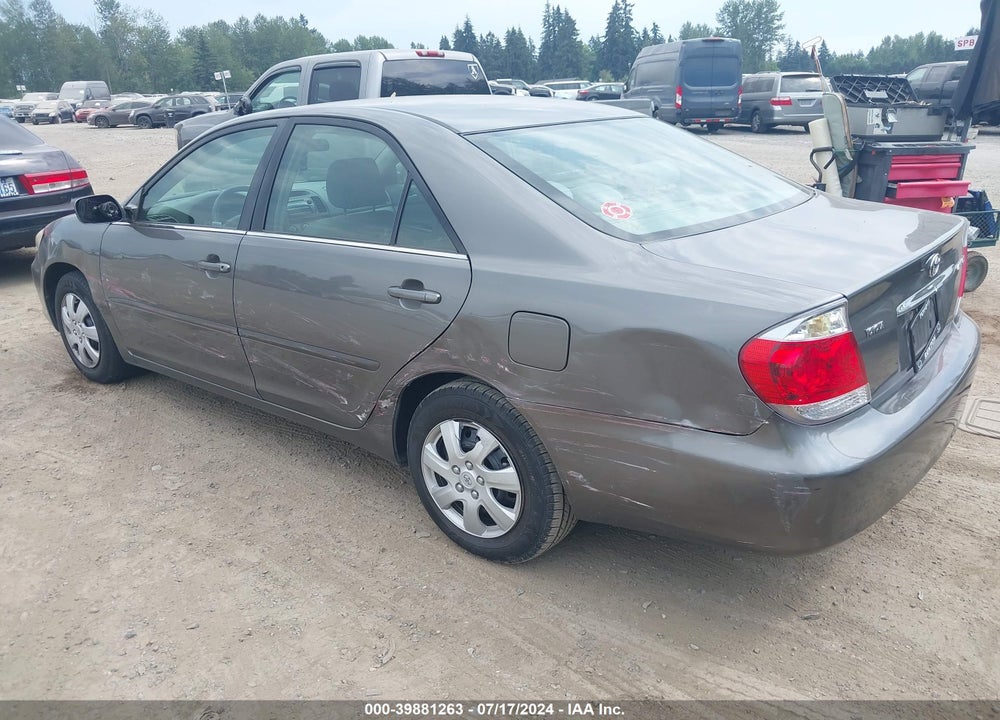 2005 TOYOTA CAMRY LE VIN: 4T1BE32K75U603291