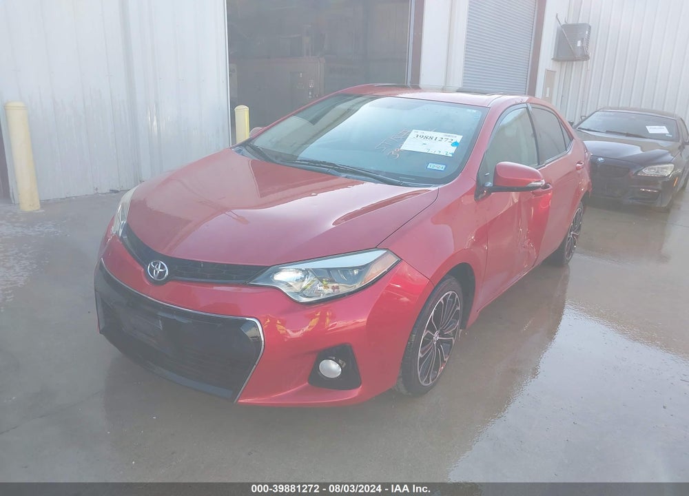 2014 TOYOTA COROLLA S PLUS VIN: 5YFBURHE7EP127309