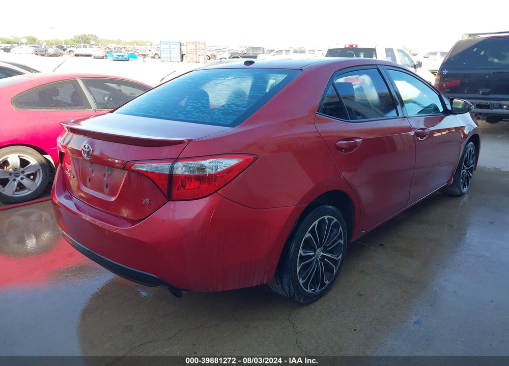 2014 TOYOTA COROLLA S PLUS VIN: 5YFBURHE7EP127309