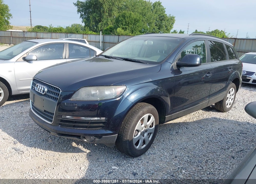 2007 AUDI Q7 3.6 VIN: WA1AY74L37D039897