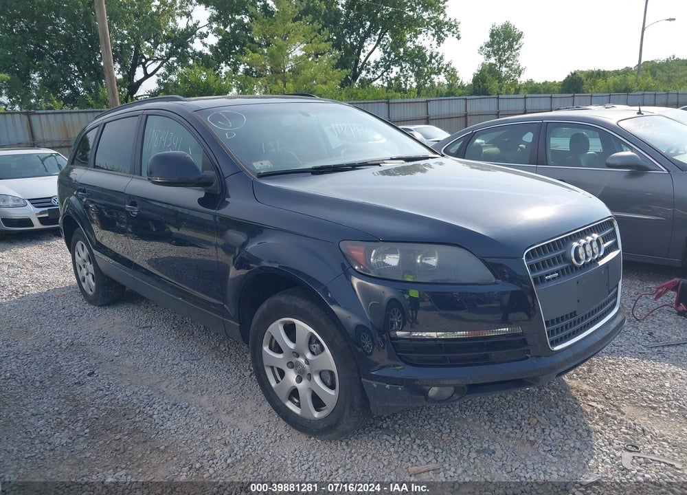 2007 AUDI Q7 3.6 VIN: WA1AY74L37D039897