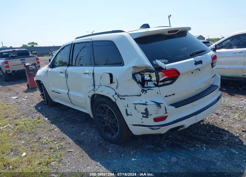 2021 CHEROKEE JEEP GRAND  LIMITED X 4X4 VIN: 1C4RJFBG4MC769168