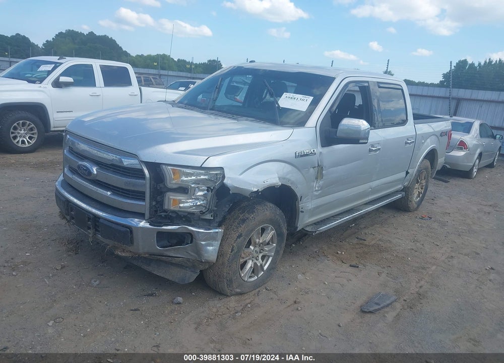 2016 FORD F150 SUPERCREW VIN: 1FTEW1EF9GKD07902