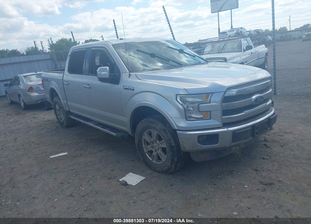 2016 FORD F150 SUPERCREW VIN: 1FTEW1EF9GKD07902