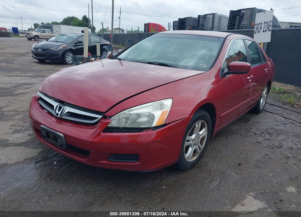2007 HONDA ACCORD 2.4 SE VIN: 1HGCM56337A023620