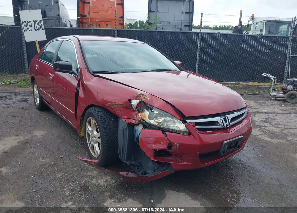 2007 HONDA ACCORD 2.4 SE VIN: 1HGCM56337A023620